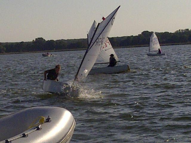 Malte Buddenhagen bei einer früheren Regatta in Greifswald